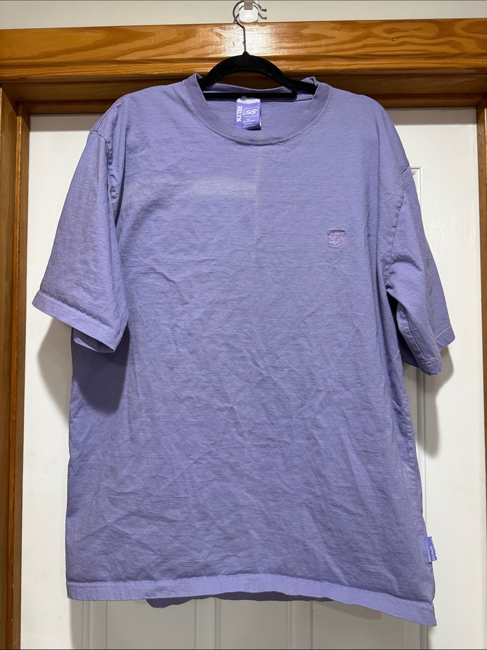 Relaxed Lilac Crewneck Short Sleeve Tee